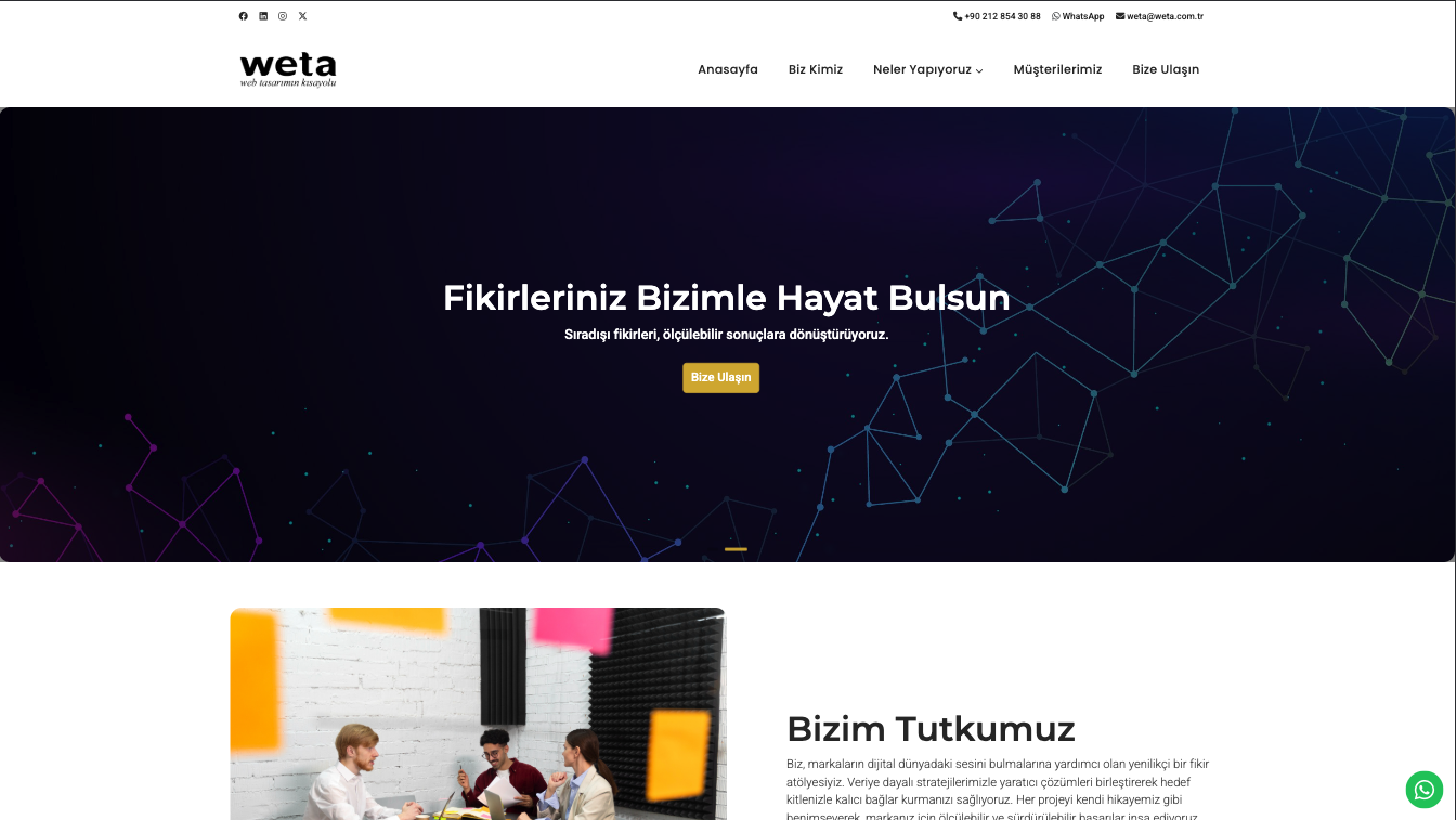 Ajans Web Site Teması