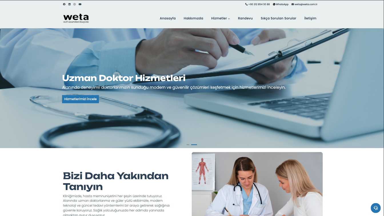 Doktor Web Site Teması