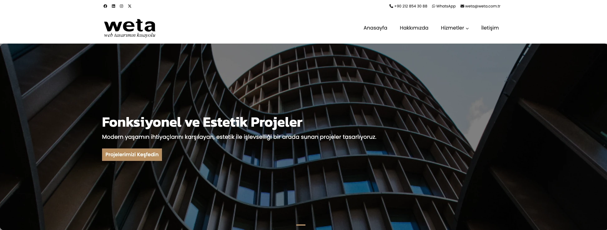 Mimarlık Web Sitesi