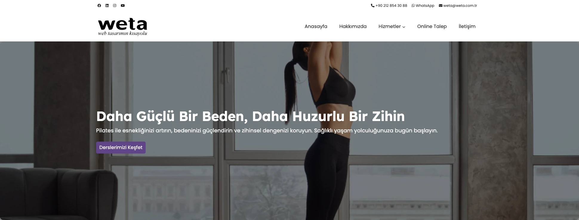 Pilates Web Sitesi