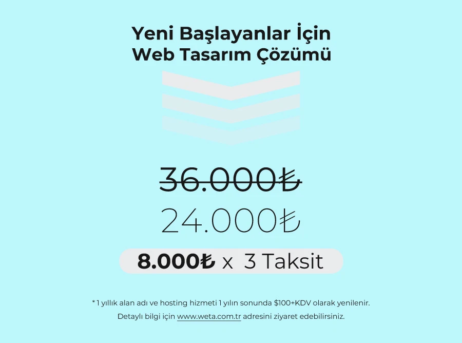 Web Siteniz Hazır, <strong>Sıra Sizde</strong>